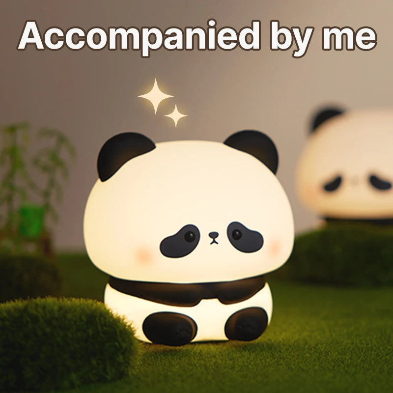 Cute Rechargeable Panda Night Light