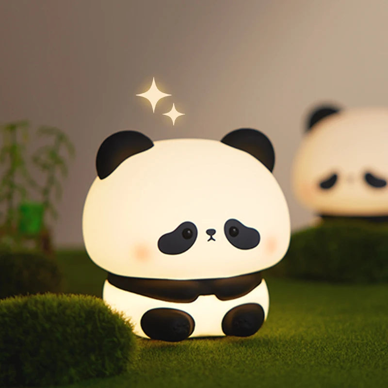 Cute Rechargeable Panda Night Light