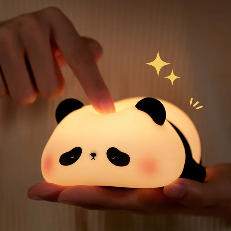 Cute Rechargeable Panda Night Light