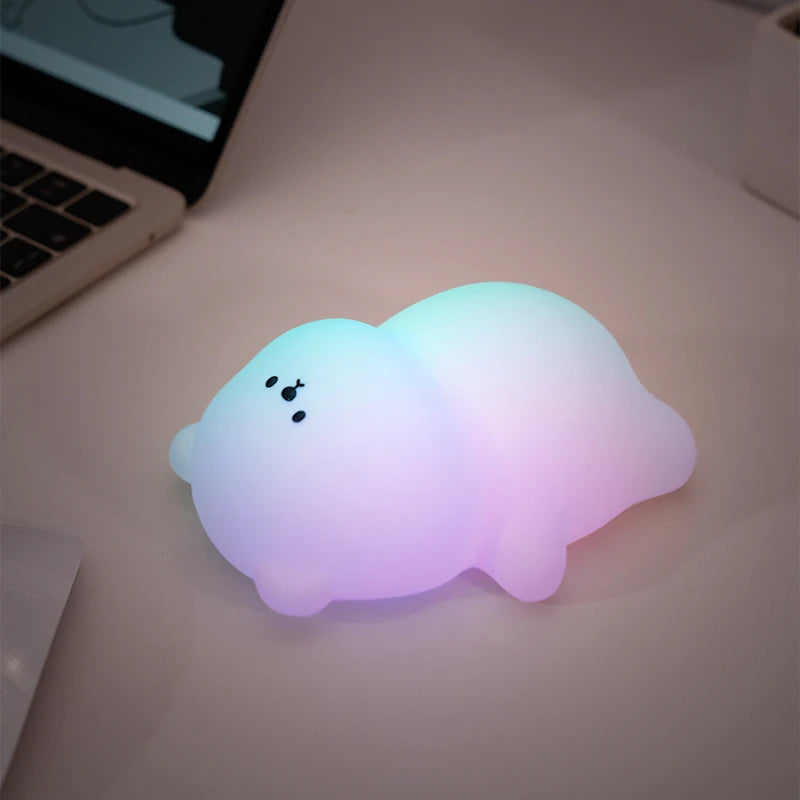 Cute Rechargeable Panda Night Light